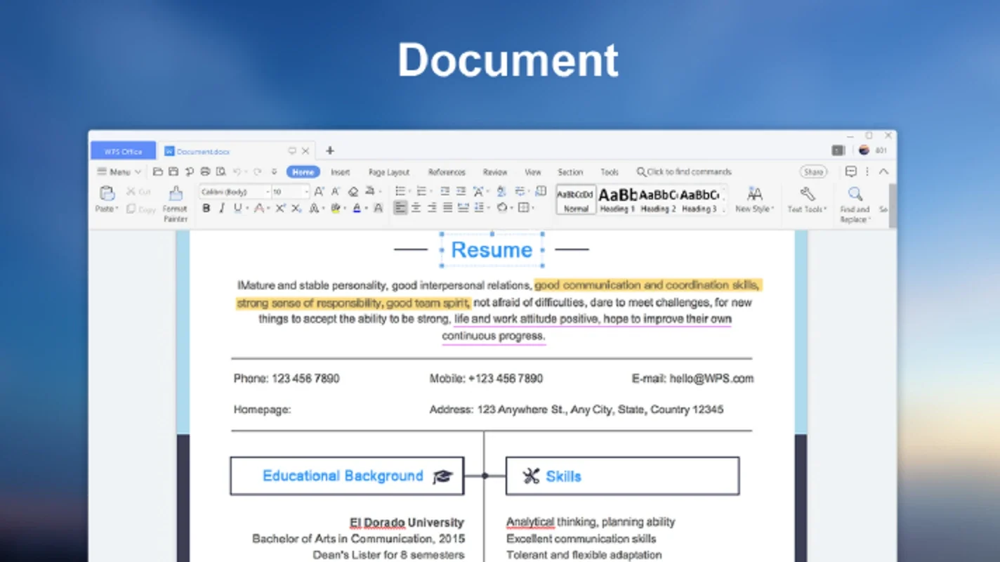 WPS Office for Windows: Free and Feature-Rich Office Suite