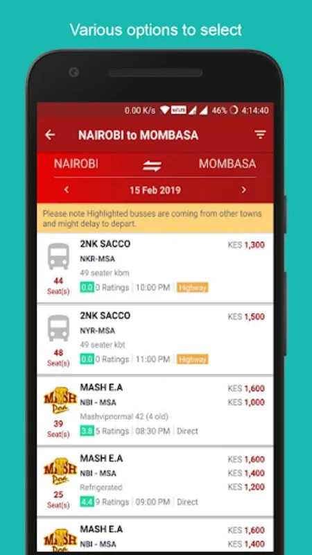 iabiri for Android - Innovative Bus Transport