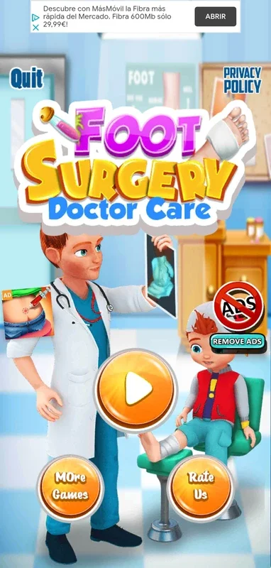 Foot Surgery Doctor Care for Android - Cure Foot Issues