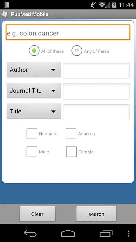 PubMed Mobile for Android: Access Biomedical Citations