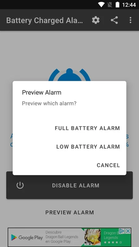 Battery Charged Alarm for Android - Keep Track of Your Battery