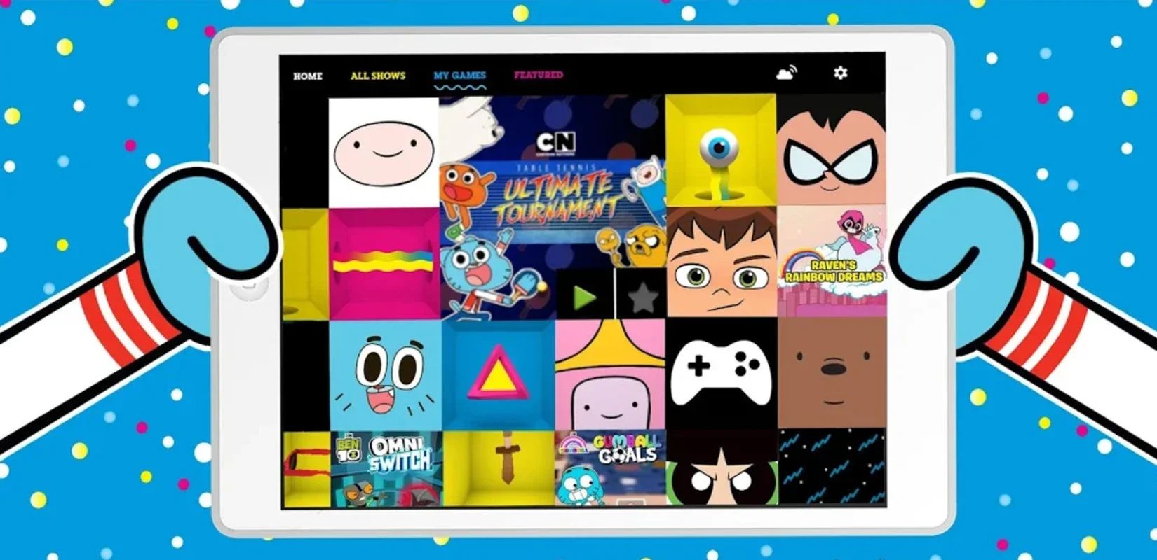 Cartoon Network GameBox for Android - Diverse Mini-Games Galore