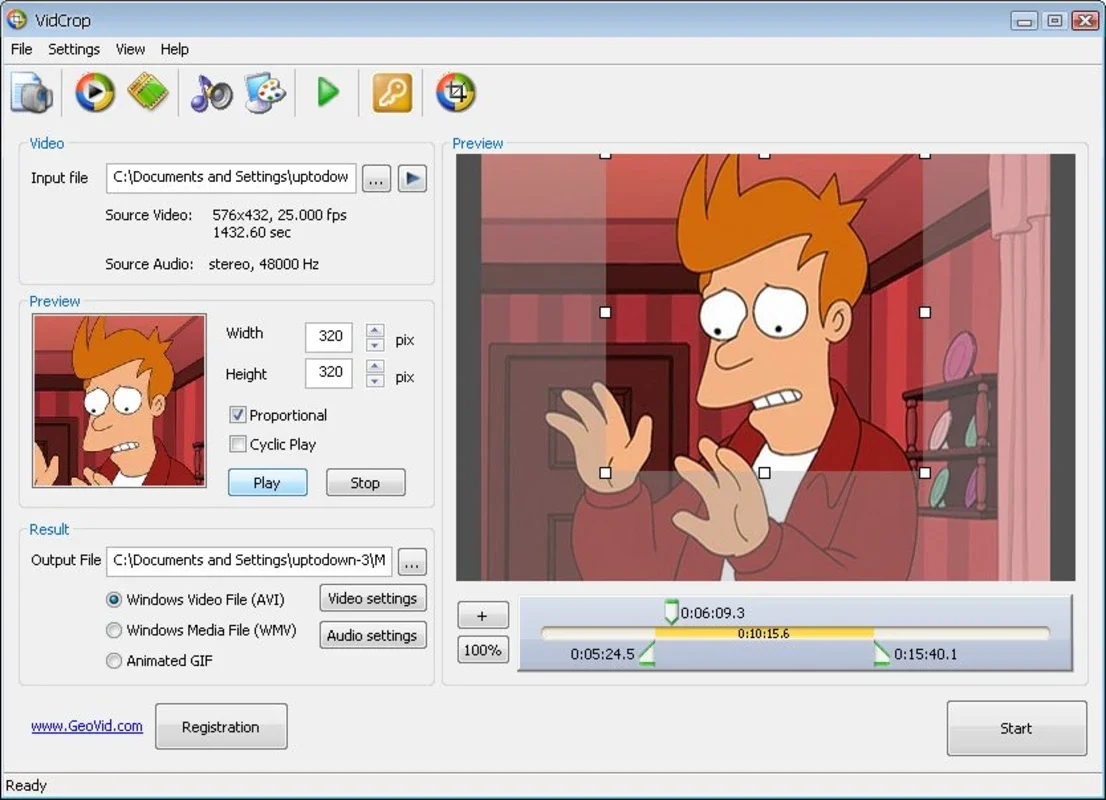 VidCrop for Windows: Simple Video Cropping