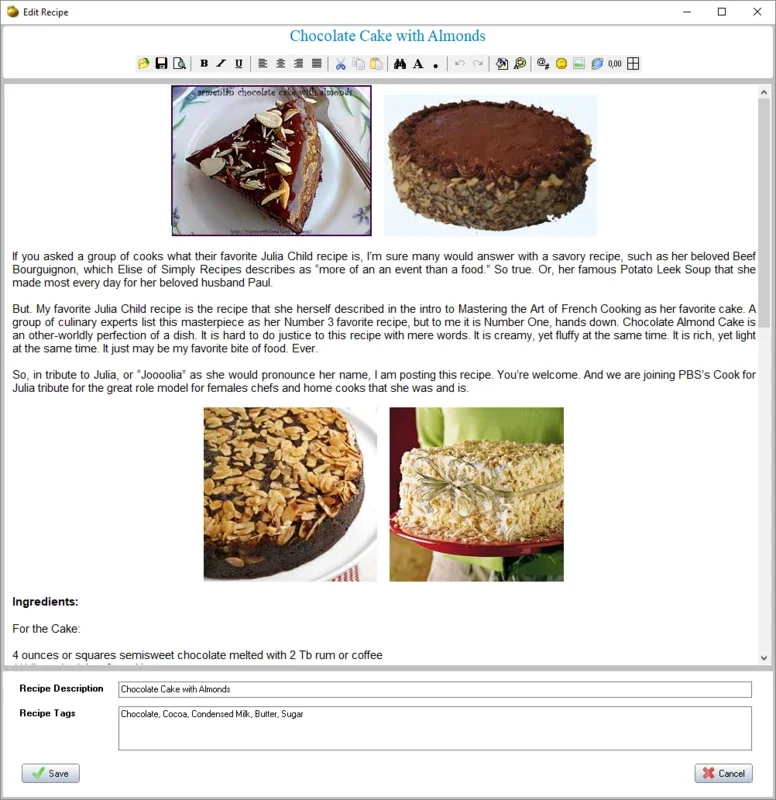 SSuite Recipe Organiser for Windows: Organize Recipes Effortlessly