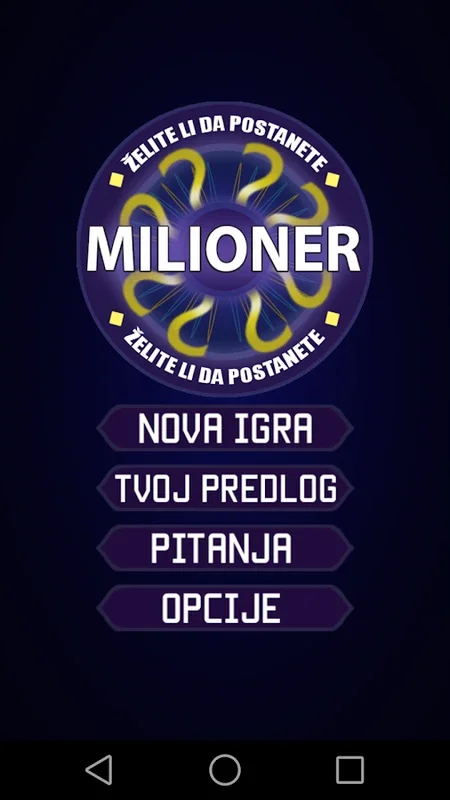 Milioner Srbija for Android - No Downloading Needed, Just Play!