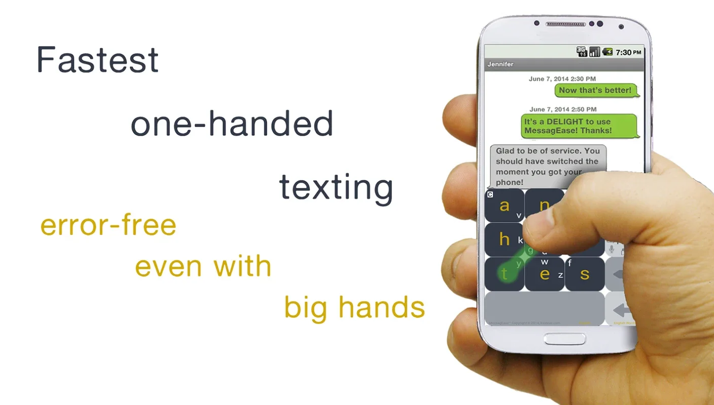 MessagEase Keyboard for Android - Efficient Typing Solution