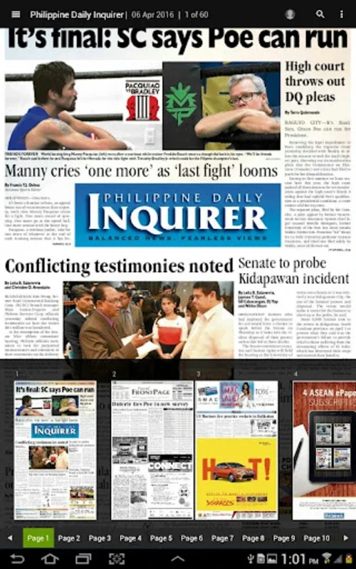 InquirerPlus for Android - Stay Informed with Global News