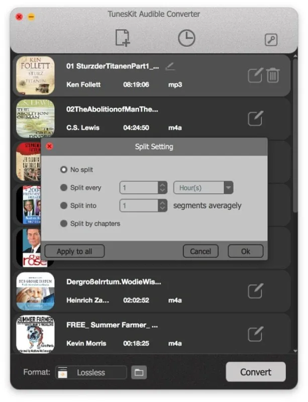 TunesKit Audible Converter for Mac - Unlock Audiobooks on Any Device