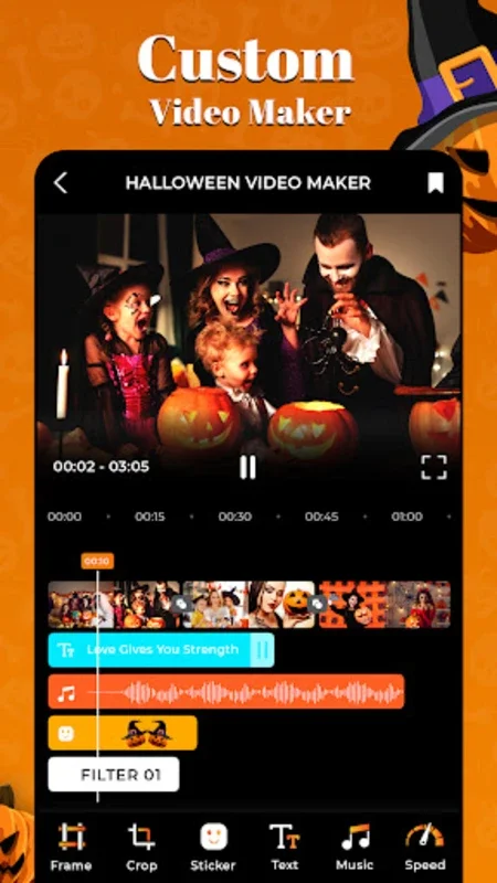 Halloween Video Editor & Maker for Android - Spooky Video Creation