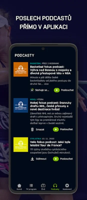 ČT sport for Android - Stream Live Sports & More