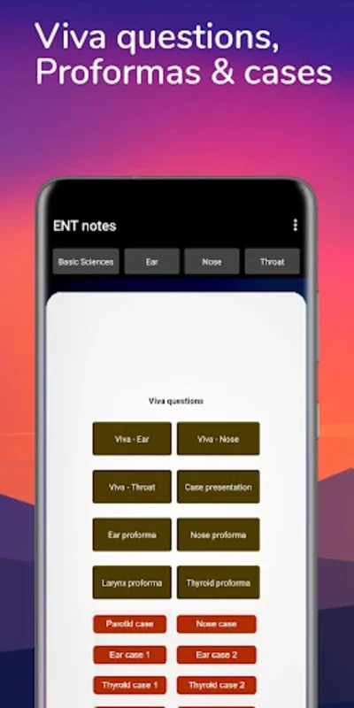 ENT Notes for Android: Comprehensive Exam Prep