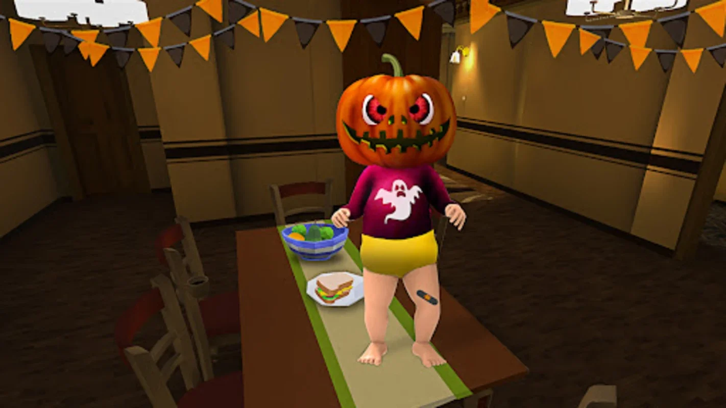 Baby in Pink Horror Games 3D for Android - Terrifying Survival