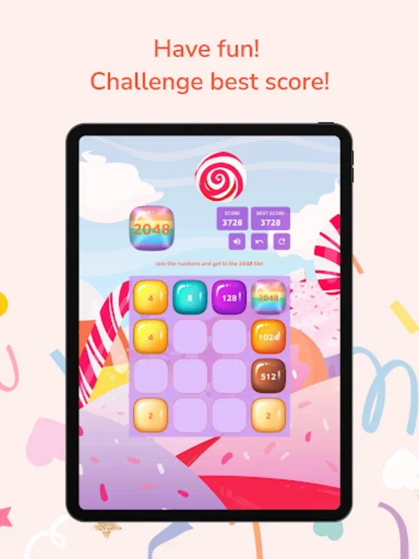 2048 for Android - Endless Puzzle Challenges