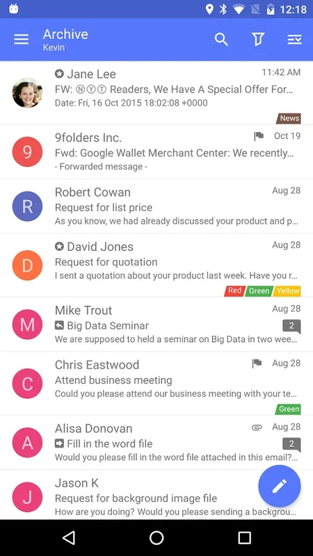 Nine Mail for Android - A Comprehensive Email App