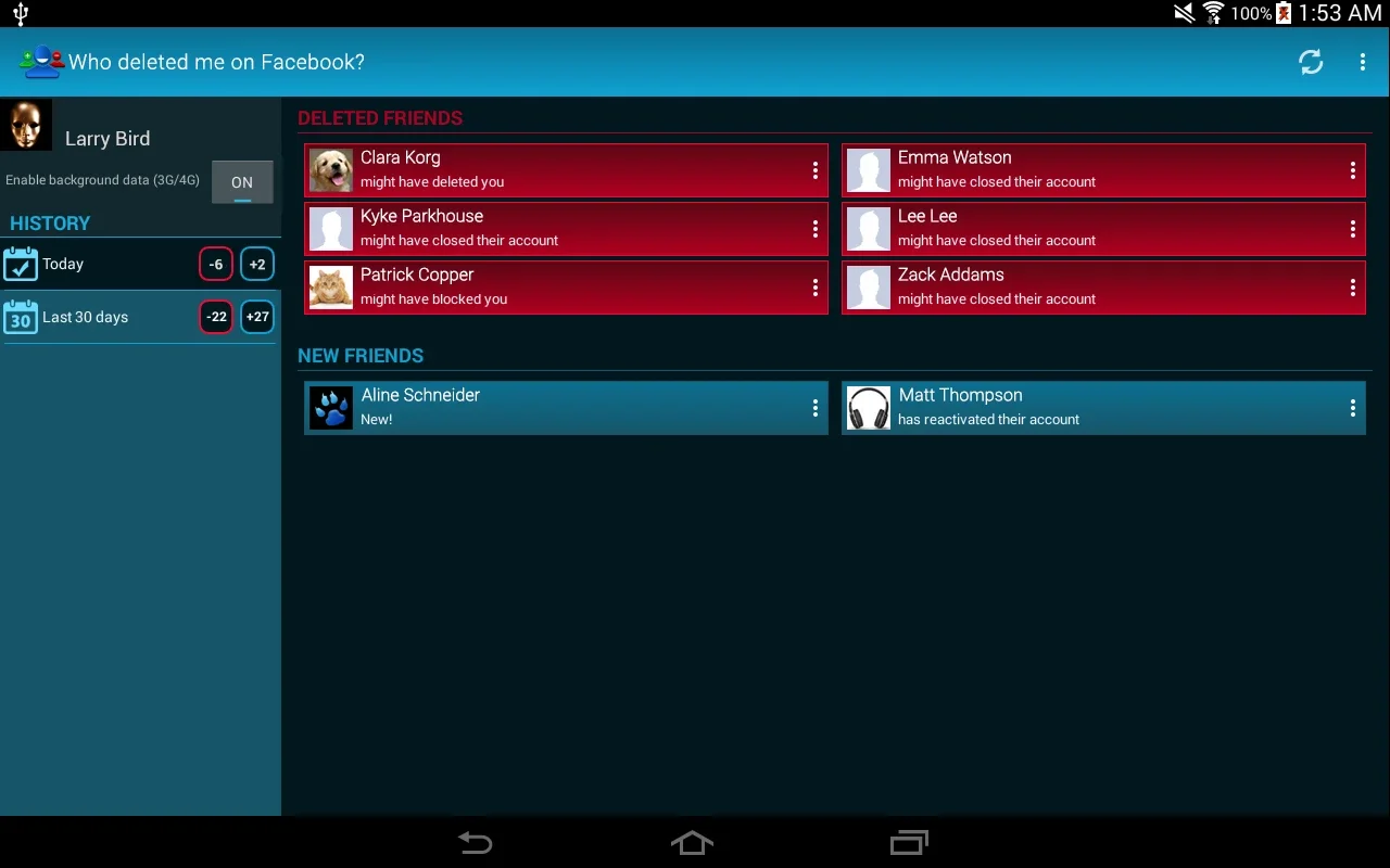Who Deleted Me on Facebook? for Android - Discover Unfriends