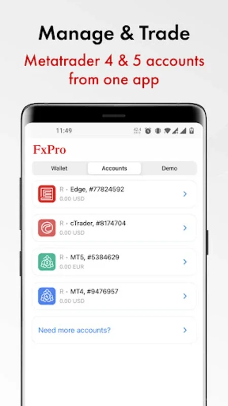 FxPro Direct for Android - Advanced Trading Platform