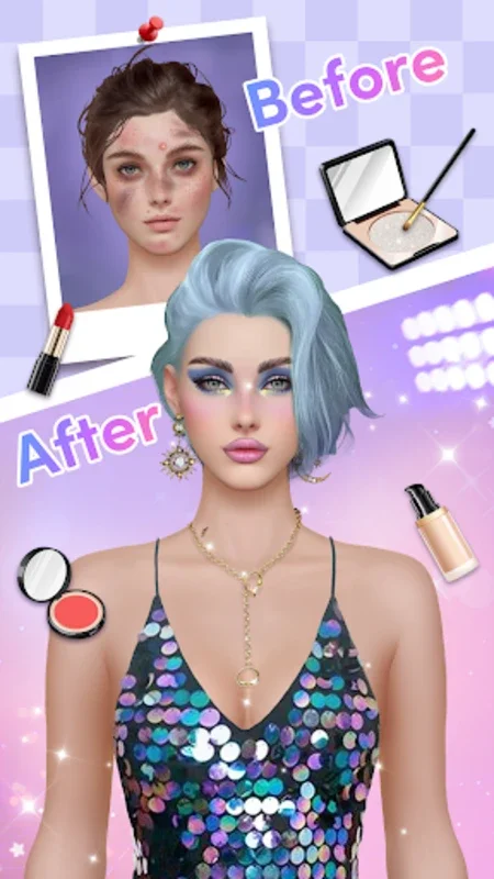 Makeover Date: Makeup ASMR for Android - Transformative Beauty