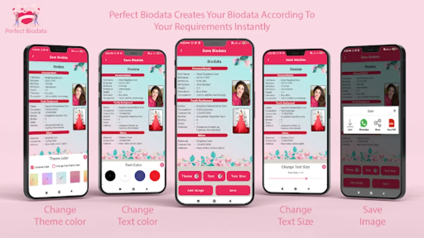 Perfect Marriage Biodata Maker for Android - Simplify Biodata Creation