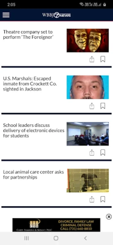 WBBJ 7 Eyewitness News for Android - Stay Informed