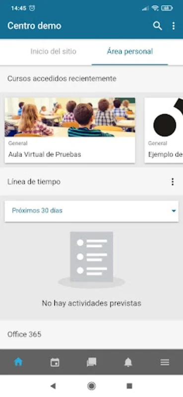 Aula Virtual Educacyl for Android - Seamless Learning