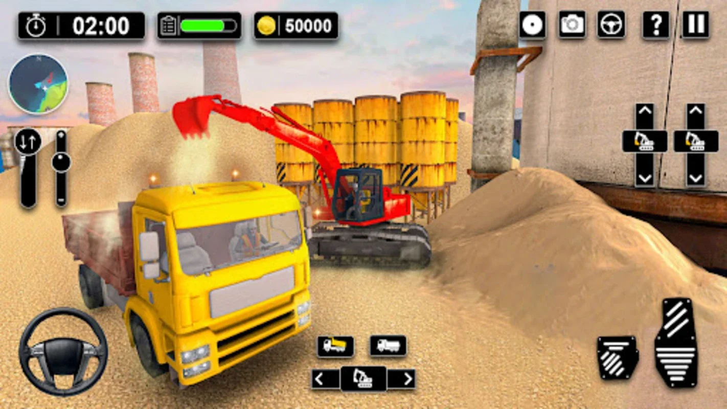 Heavy Sand Excavator 3D Sim for Android - Realistic Construction