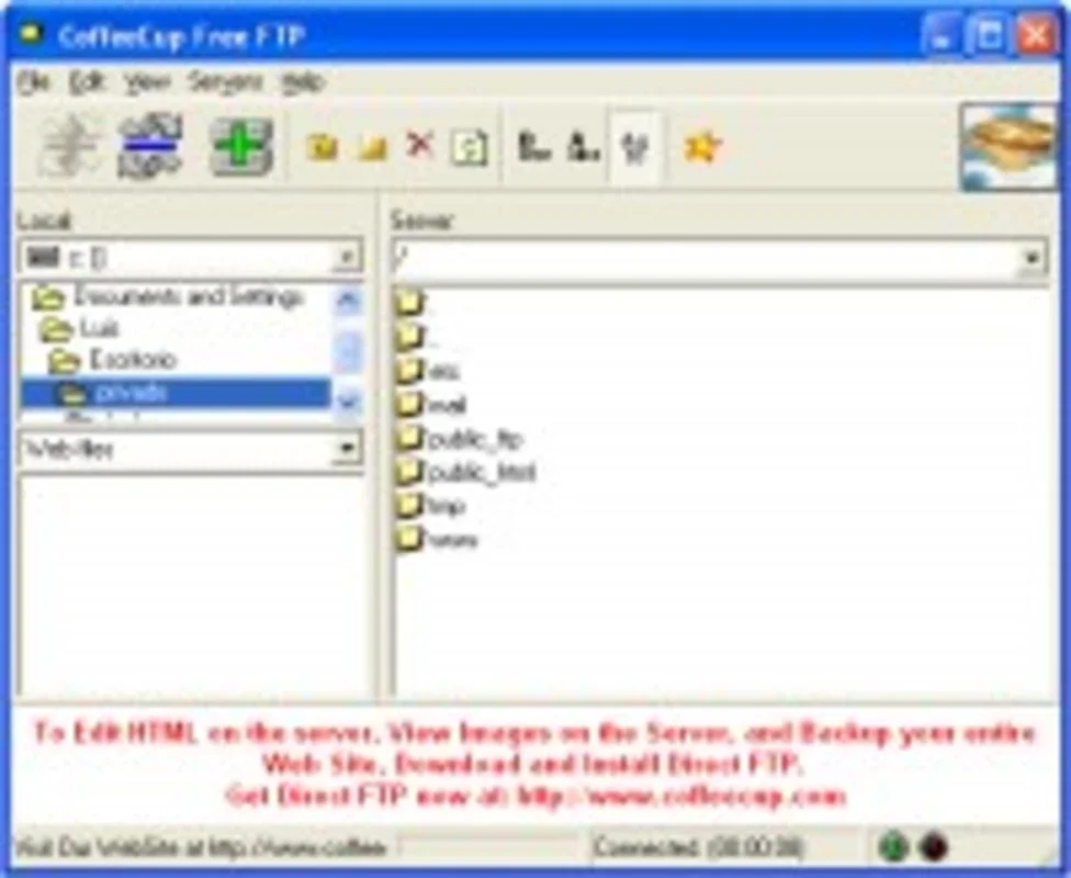 CoffeeCup Free FTP for Windows - Simplify File Transfers