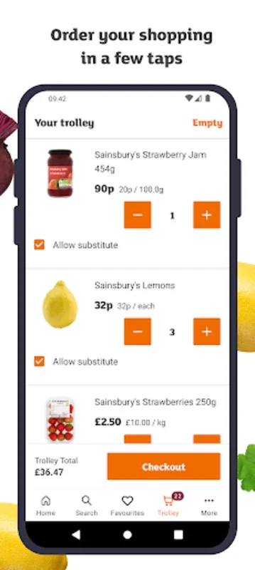 Sainsbury's Groceries for Android - Shop and Save