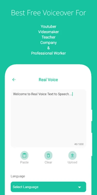 Real Voice Text to Speech for Android - No Downloading Needed