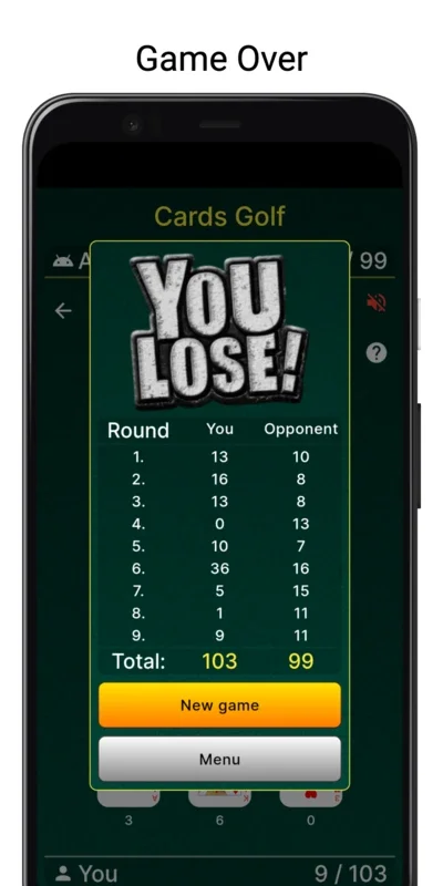 Cards Golf for Android - Play and Have Fun