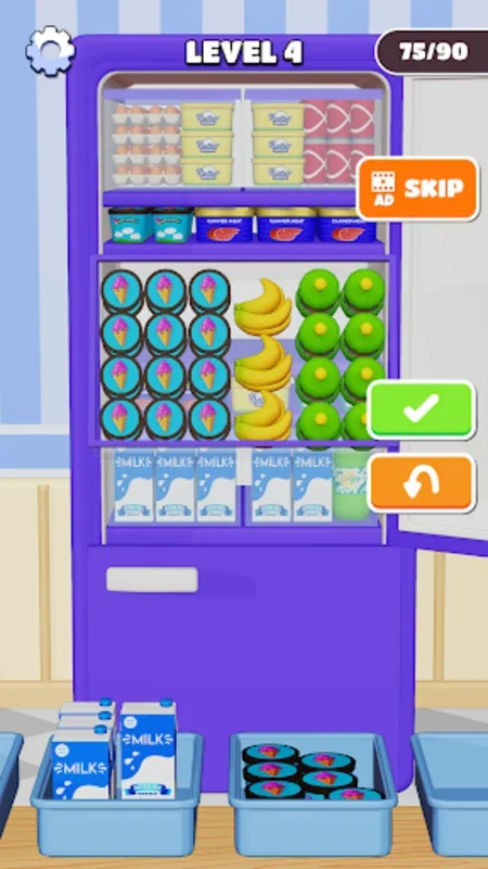 Fill Up Fridge: Organizing Game on Android - A Strategic and Relaxing Experience