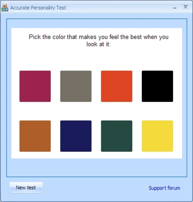 Color Personality Test for Windows - Unlock Your Personality