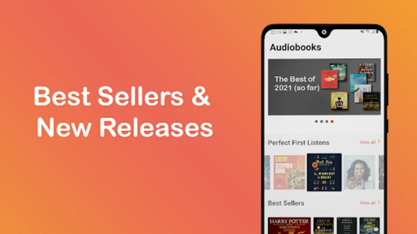 audiobooksHD for Android: Unlimited Audio Entertainment