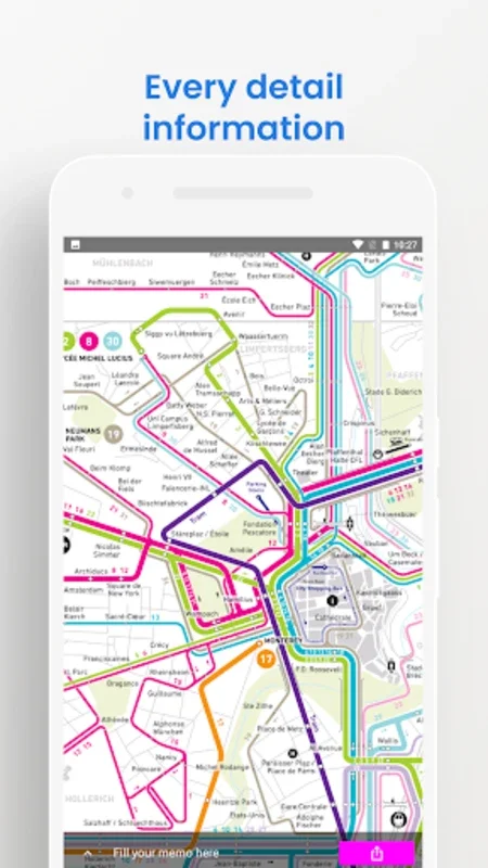 LUXEMBOURG NETWORK MAP for Android - Effortless Offline Navigation