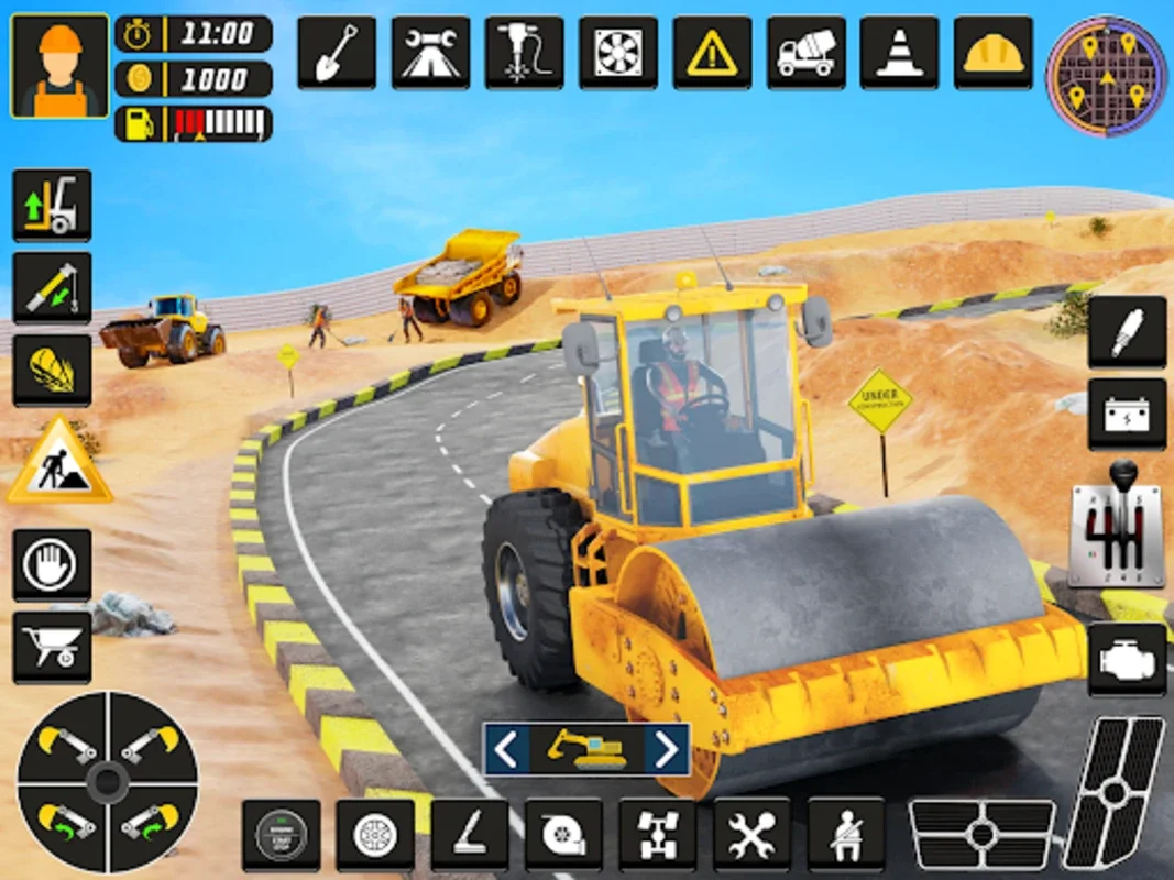 City Road Construction Game 3D for Android: Build Virtual Cities