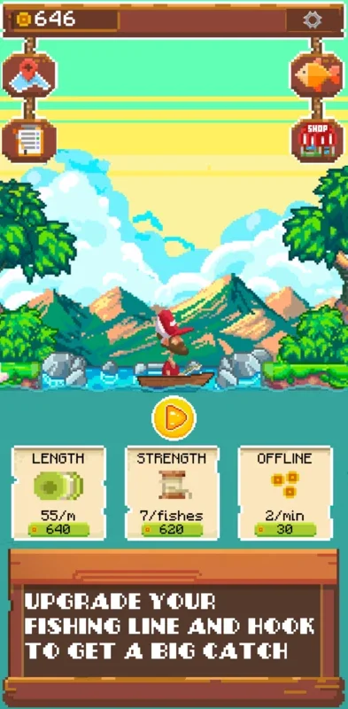 Pixel Fishing for Android: Immersive Fishing Adventure