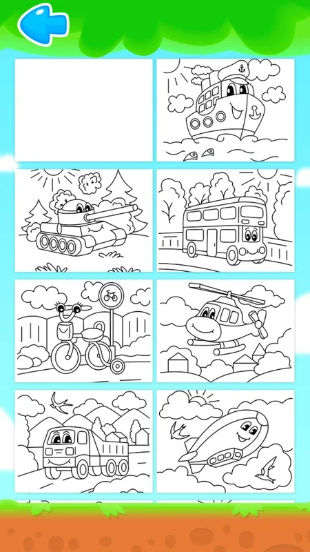 Coloring Pages for Children: Transport for Android