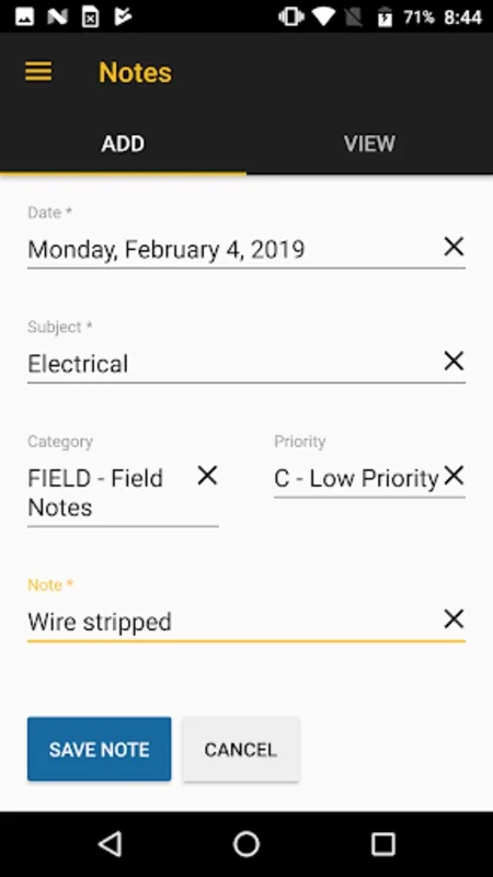 Foundation Field Log for Android - Optimize Construction Management