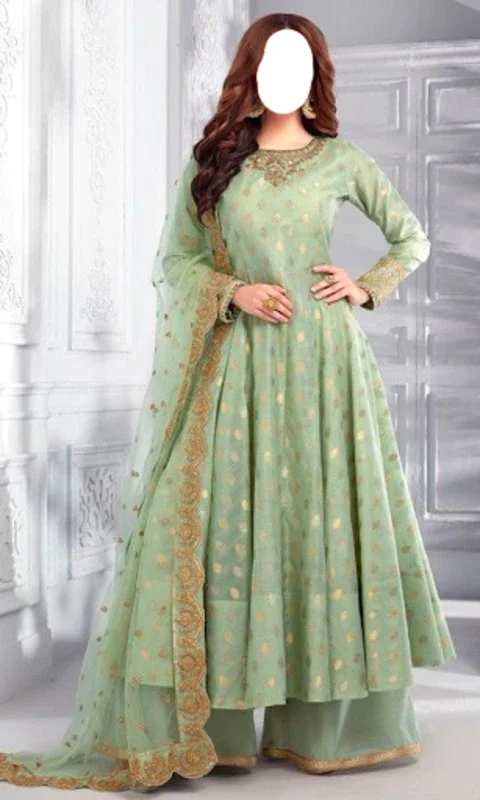 New Anarkali Dresses for Android: Edit Photos with Elegant Designs