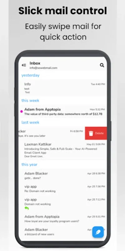 Webmail Lite for Android - Manage Multiple Email Accounts Securely