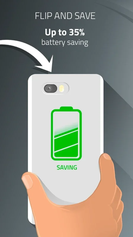 Flip&Save for Android - Battery Optimization at Your Fingertips