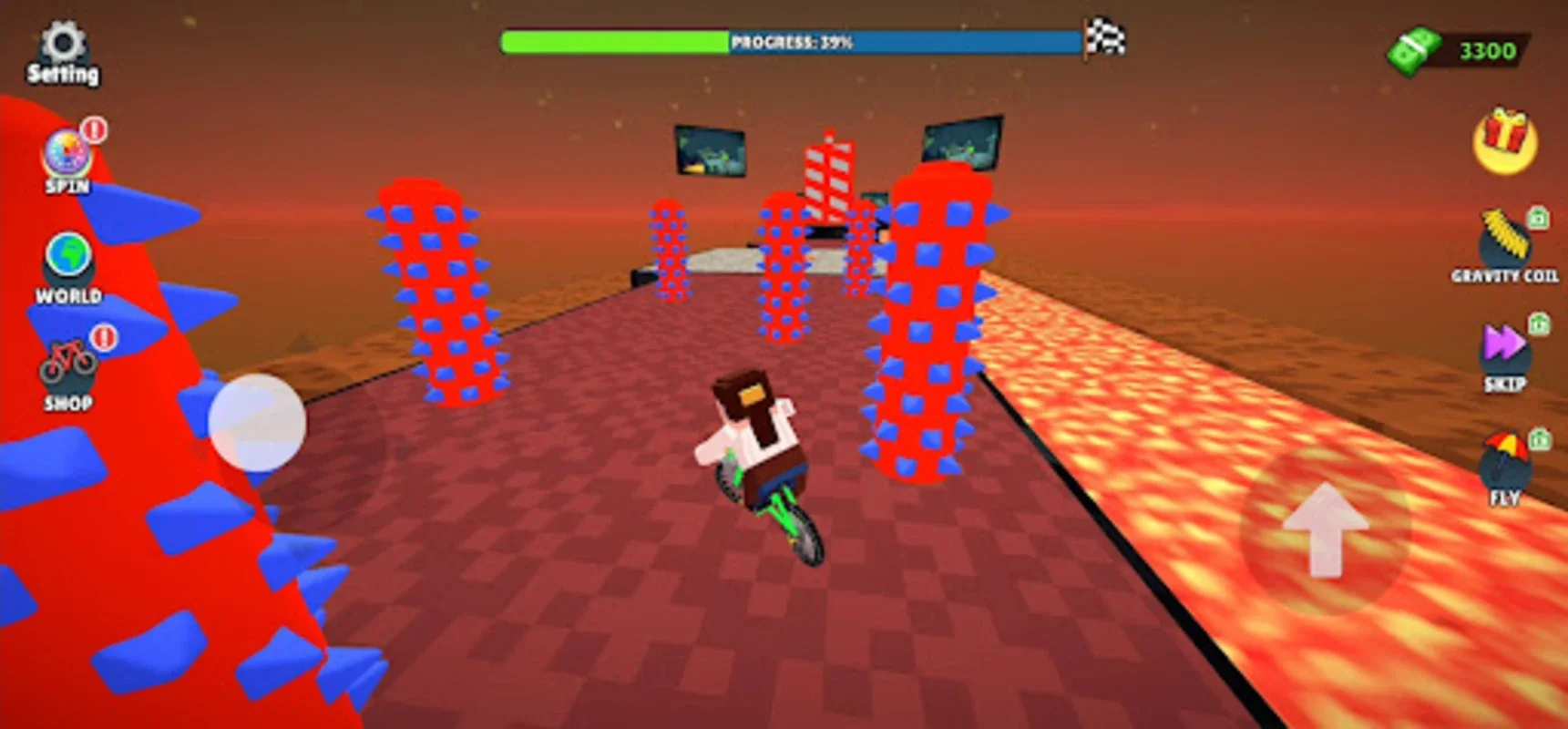 Blocky Bike Master for Android - Play and Progress