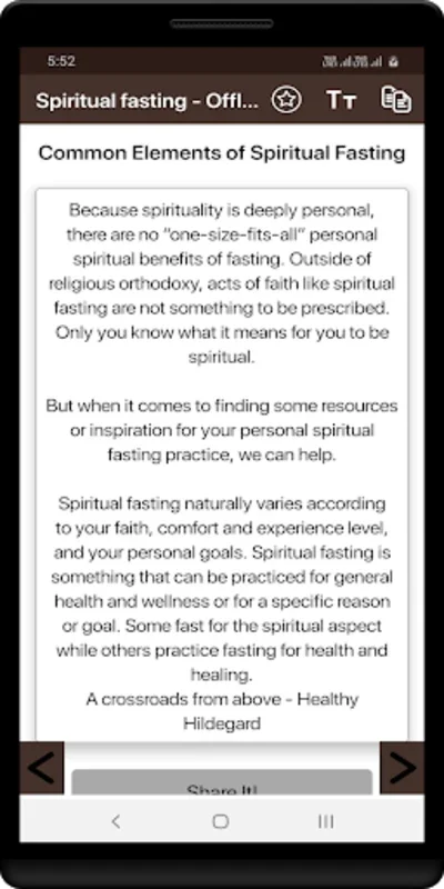 Spiritual fasting - Offline for Android - No Downloading Needed