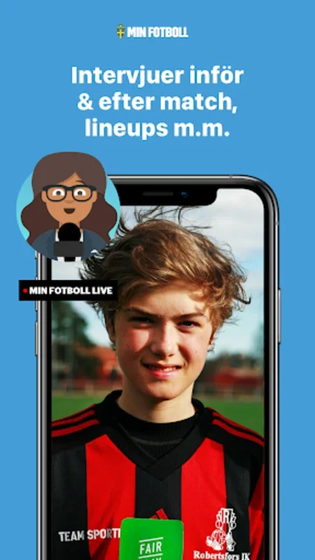 Min Fotboll (officiell) for Android - Enriching Swedish Football