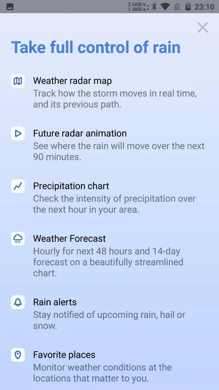 RainViewer for Android: Forecast Rain and Snow in 90+ Countries