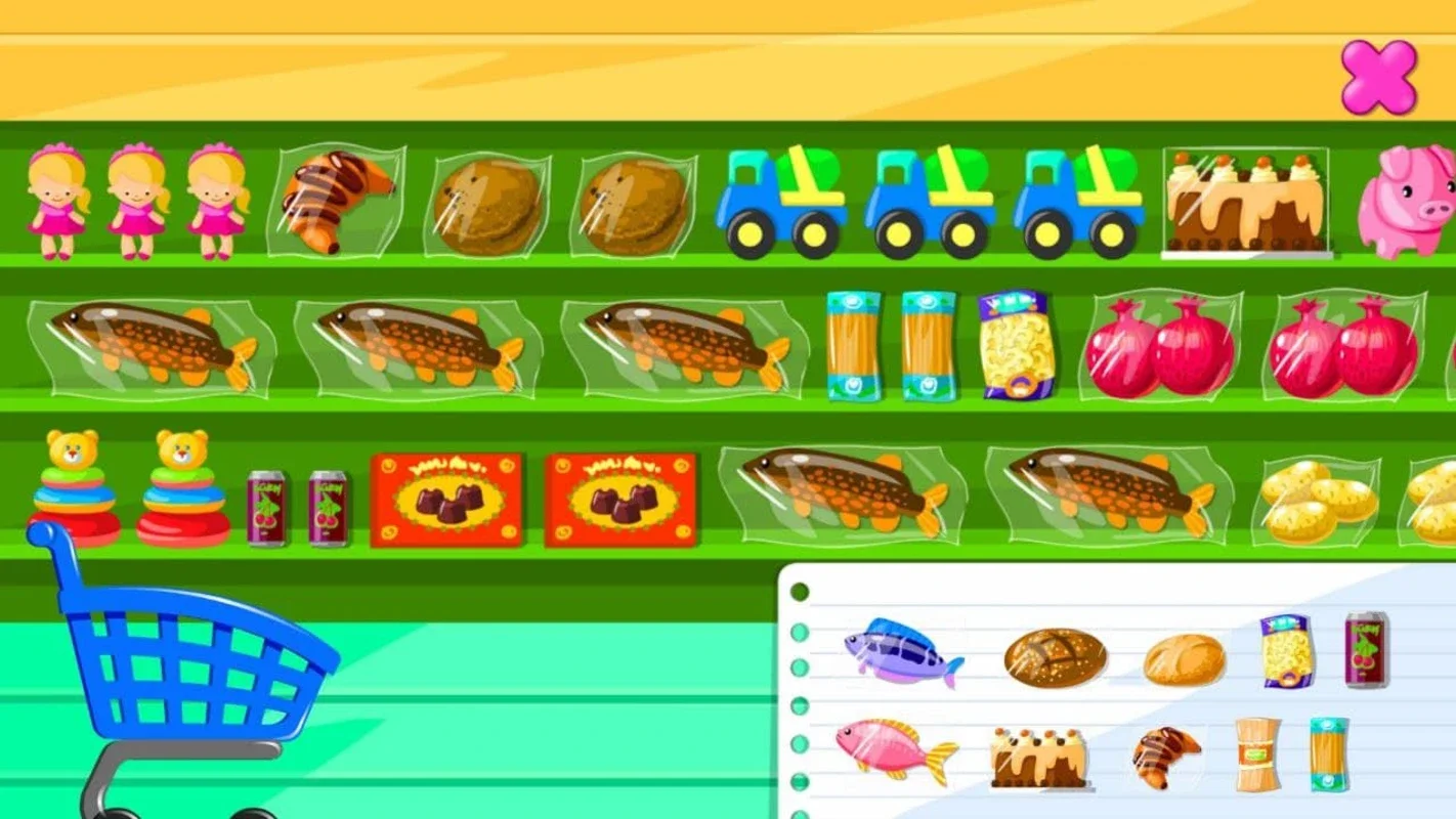 Supermarket Game 2 for Android: Fun Supermarket Tasks