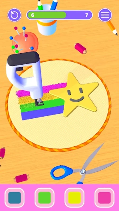 Stitch It for Android - Relax with Colorful Pattern Crafting