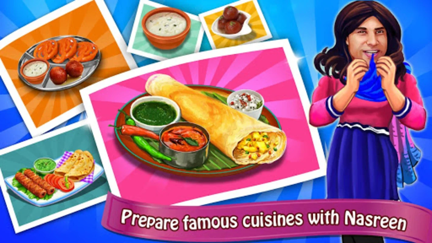 Cooking with Nasreen Chef Game for Android - No Downloading Needed