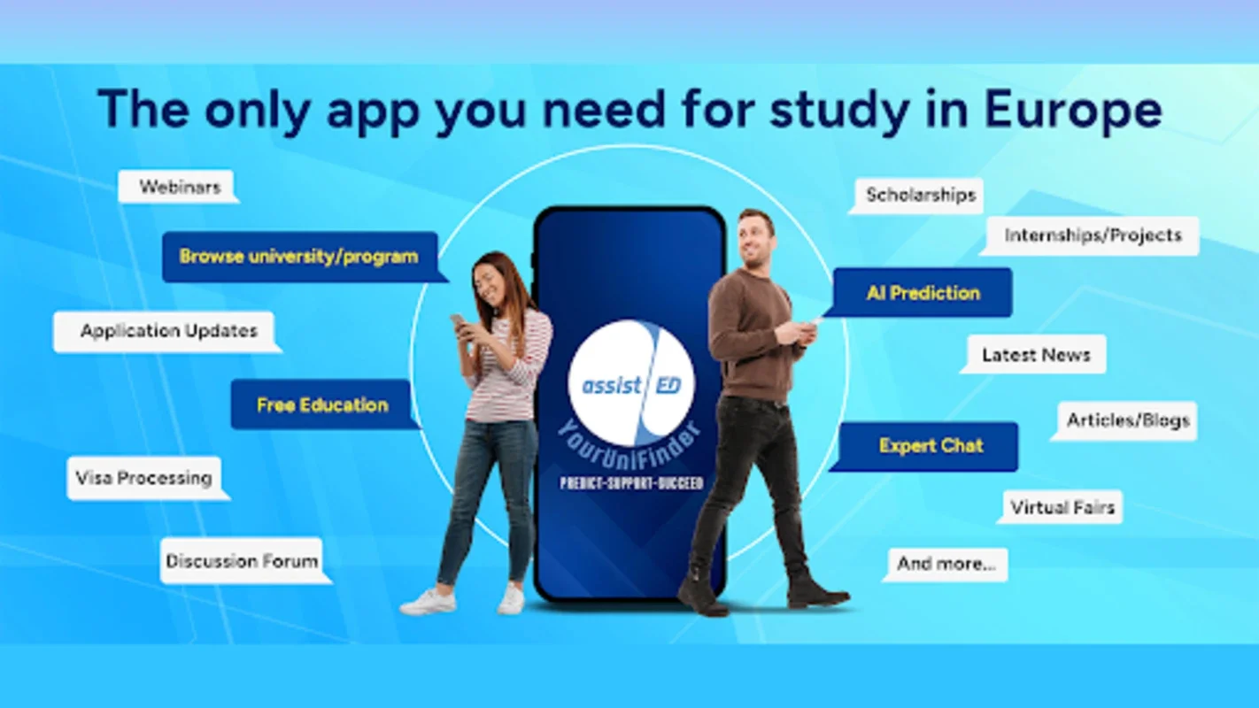 assistED for Android - Simplify European University Enrollment