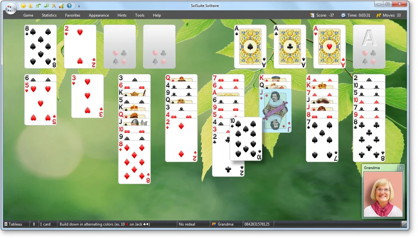 SolSuite for Windows - A Vast Solitaire Card Game Collection