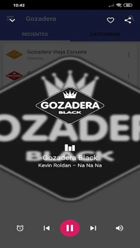 Gozadera for Android - Enjoy Spanish Music On-Line